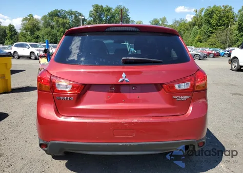 2015 Mitsubishi Outlander Sport Es из США, поврежденный, VIN 4A4AP3AU4FE021683